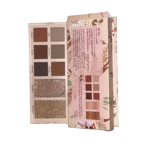 Laura Geller Essentials Soft Satins Palette 8-shades Eyeshadow & Highlighter - Picture 6 of 10